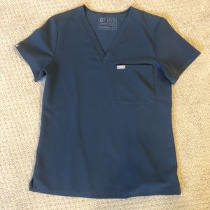 Figs Catarina Scrub Top in Dark Harbour
